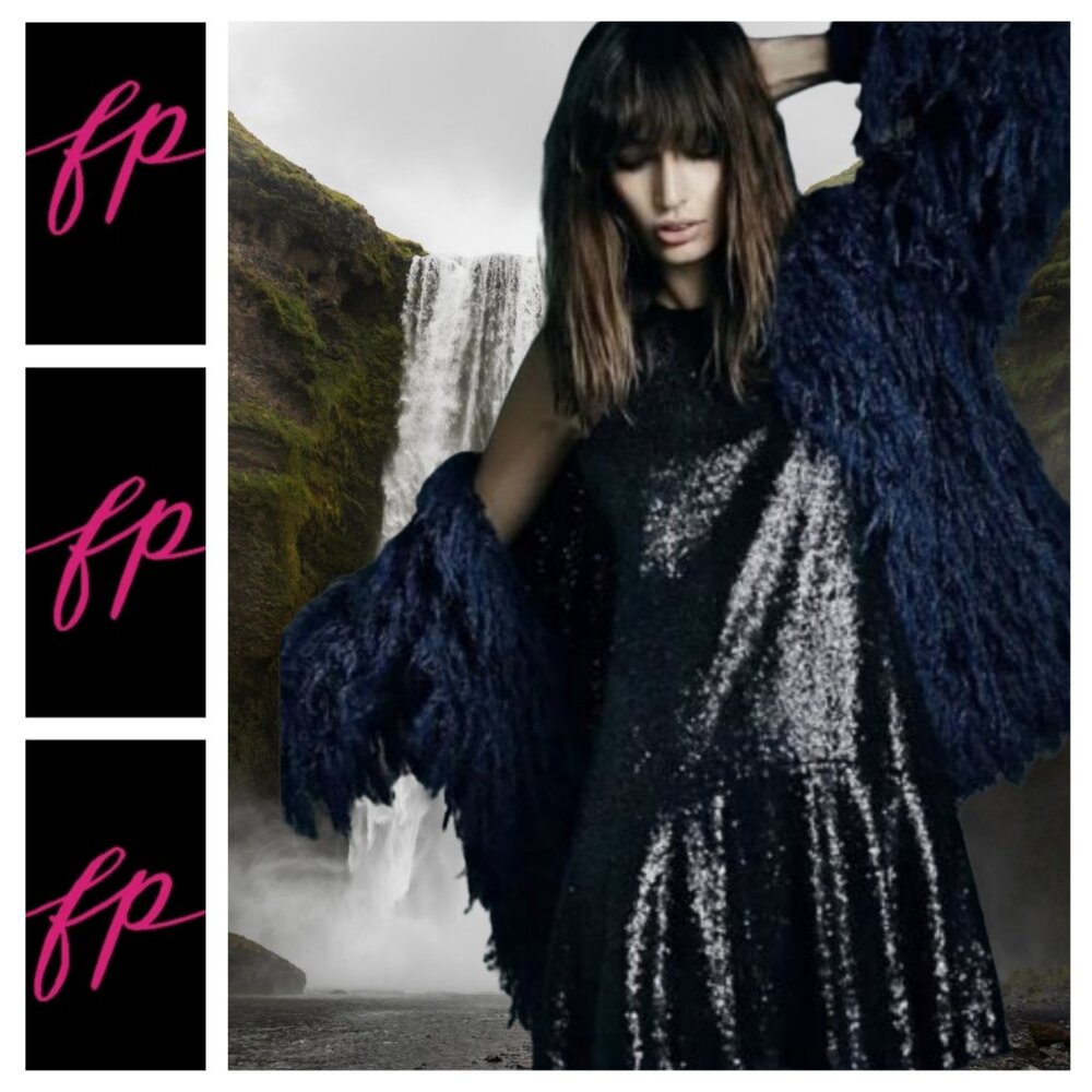 Free People Liquid Shine Mini Dress